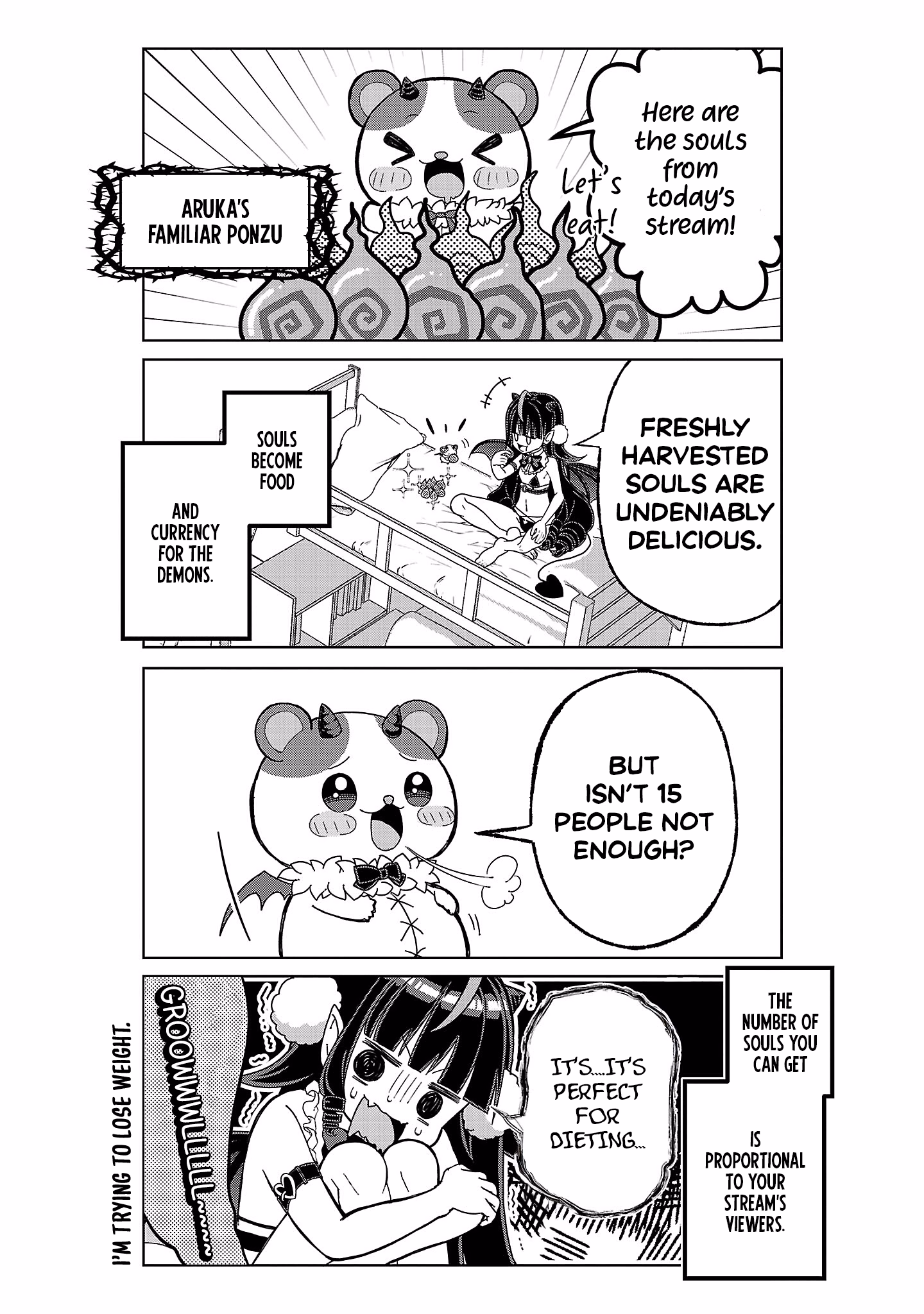 DeviTuber!! Tsukishiro Aruca aims to become the Demon King by becoming a Vtuber! chapter 2 page 4