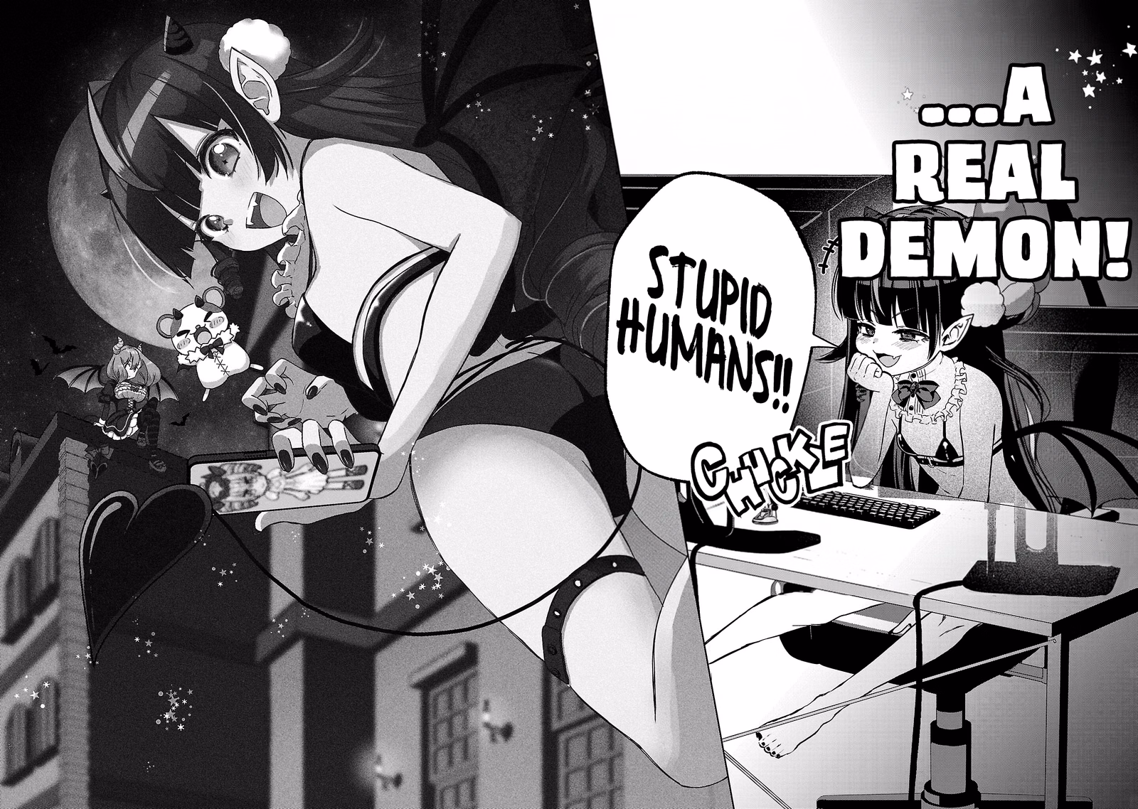 DeviTuber!! Tsukishiro Aruca aims to become the Demon King by becoming a Vtuber! chapter 1 page 7