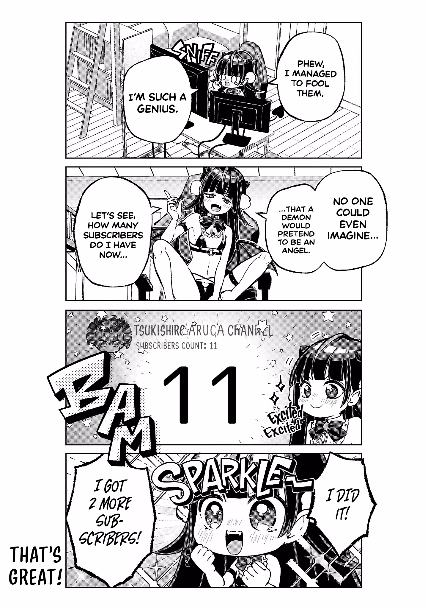 DeviTuber!! Tsukishiro Aruca aims to become the Demon King by becoming a Vtuber! chapter 1 page 10